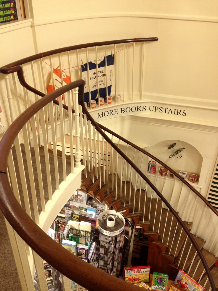 Don't forget to hold onto the bannister